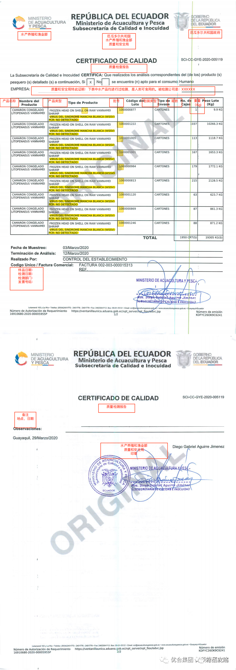 厄瓜多爾白蝦進口報關(guān)公司 厄瓜多爾白蝦進口報關(guān)